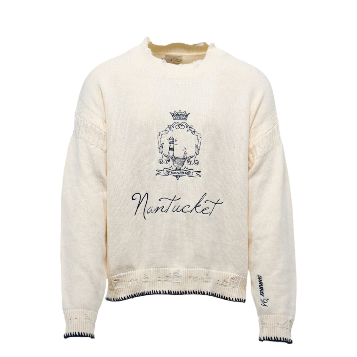 The Nantucket Crest Sweater – For Now