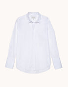 White button down shirt on a white background