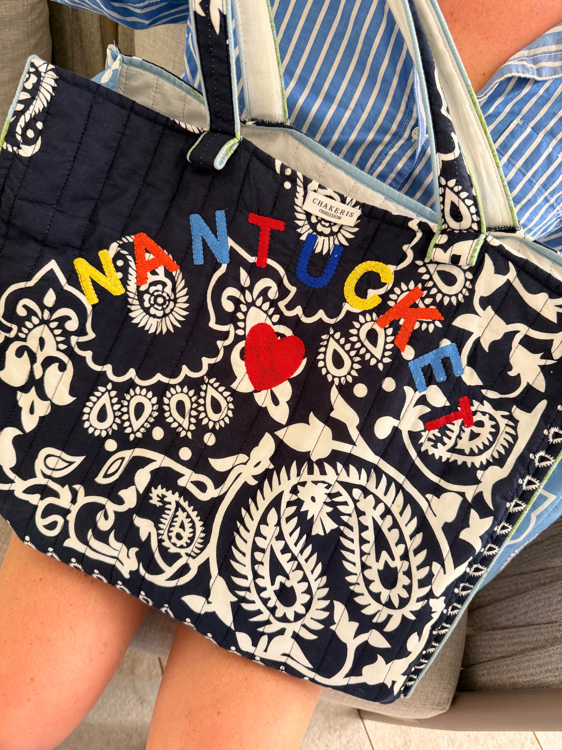 The Nantucket Bandana Tote – For Now